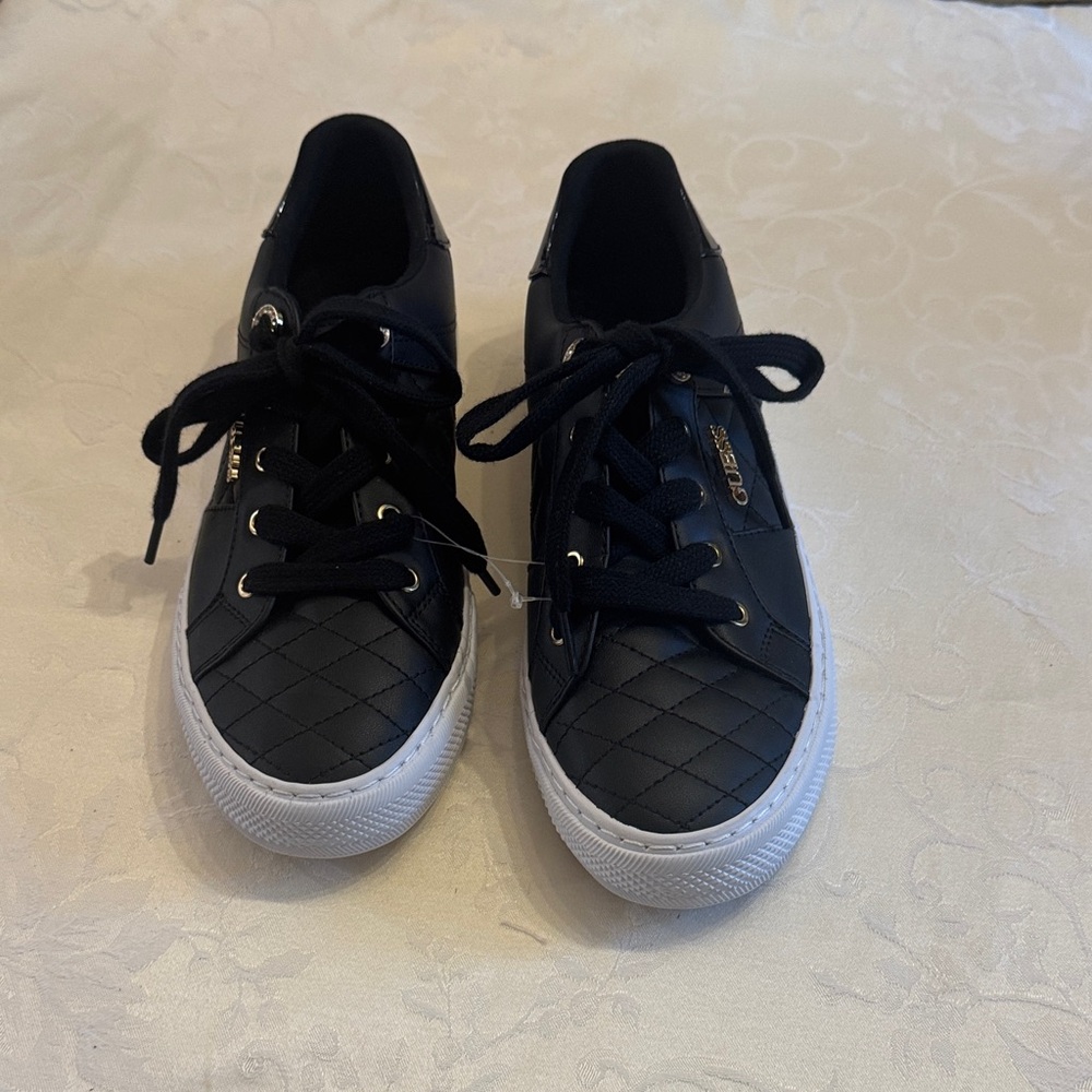 Guess Black Quilted Sneakers